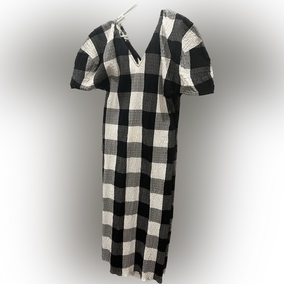 NWT MARA HOFFMAN GRACEN DRESS PLAID ALDER XS - Picture 9 of 9